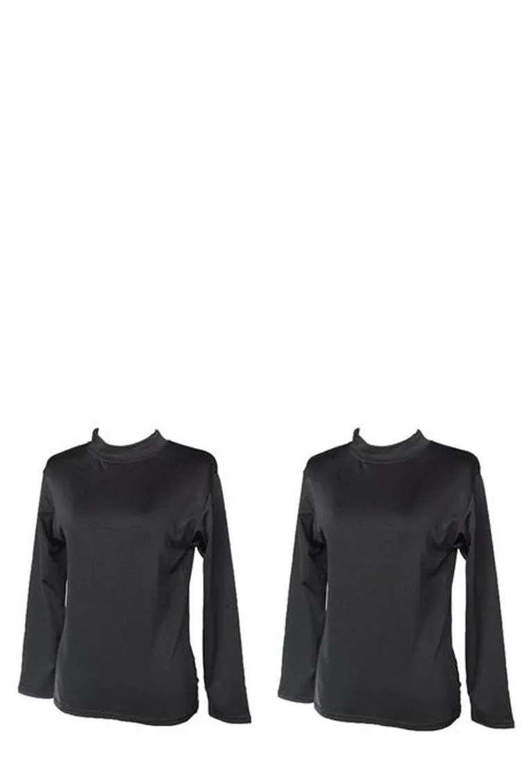 เสื้อแขนยาวลองจอนห์นฮีทเท็คกันหนาว (2 ชิ้น)  - 2 Pieces Turtleneck  Heattech Long Johns T-Shirt NO.L013-T