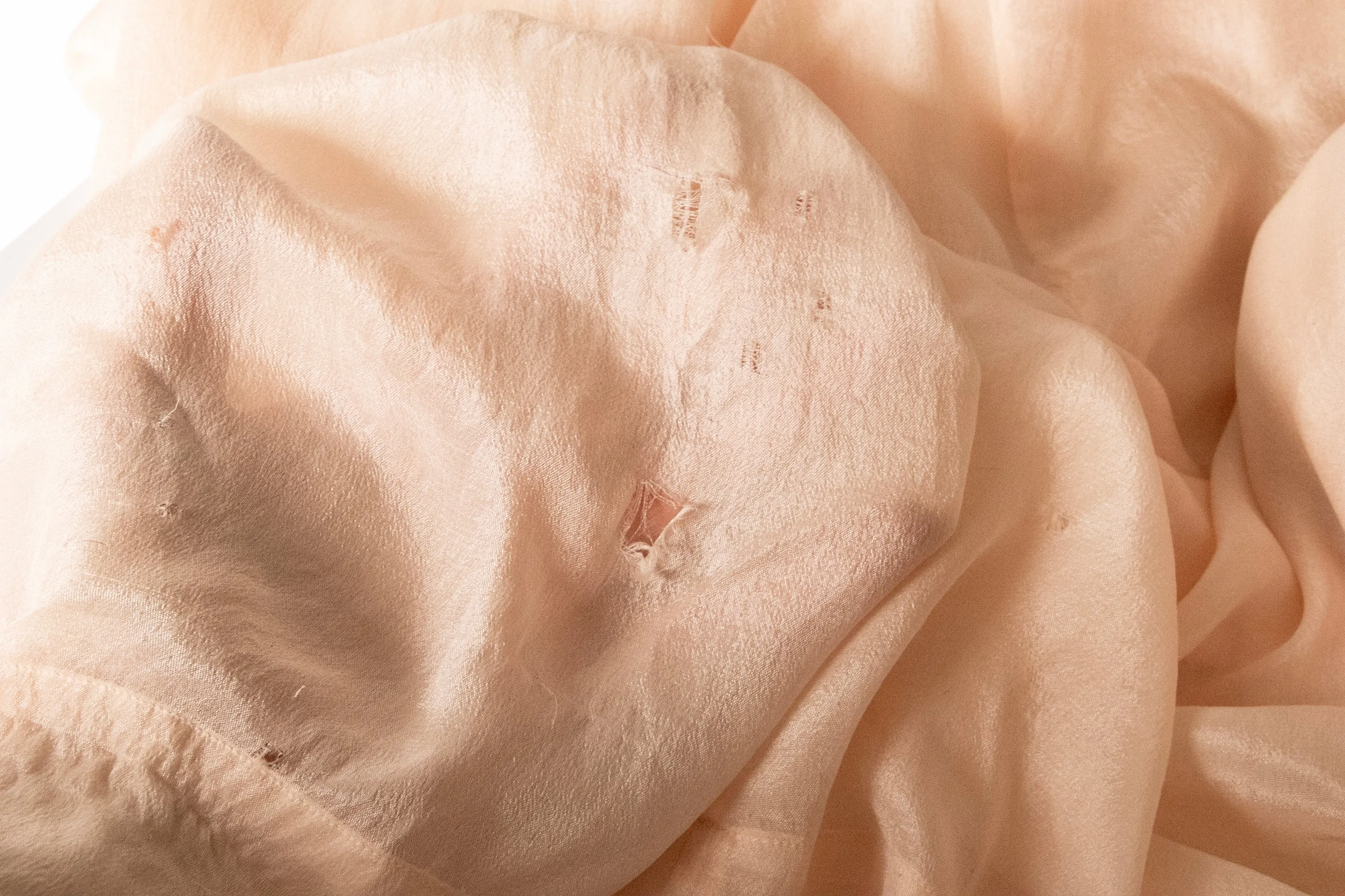 1920s Silk Nightgown Slip Lace Sheer Lingerie Dress