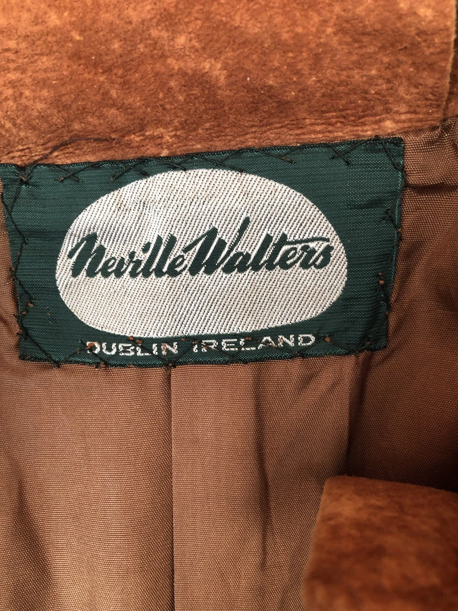 1960s Suede Coat in Brown - Size 8