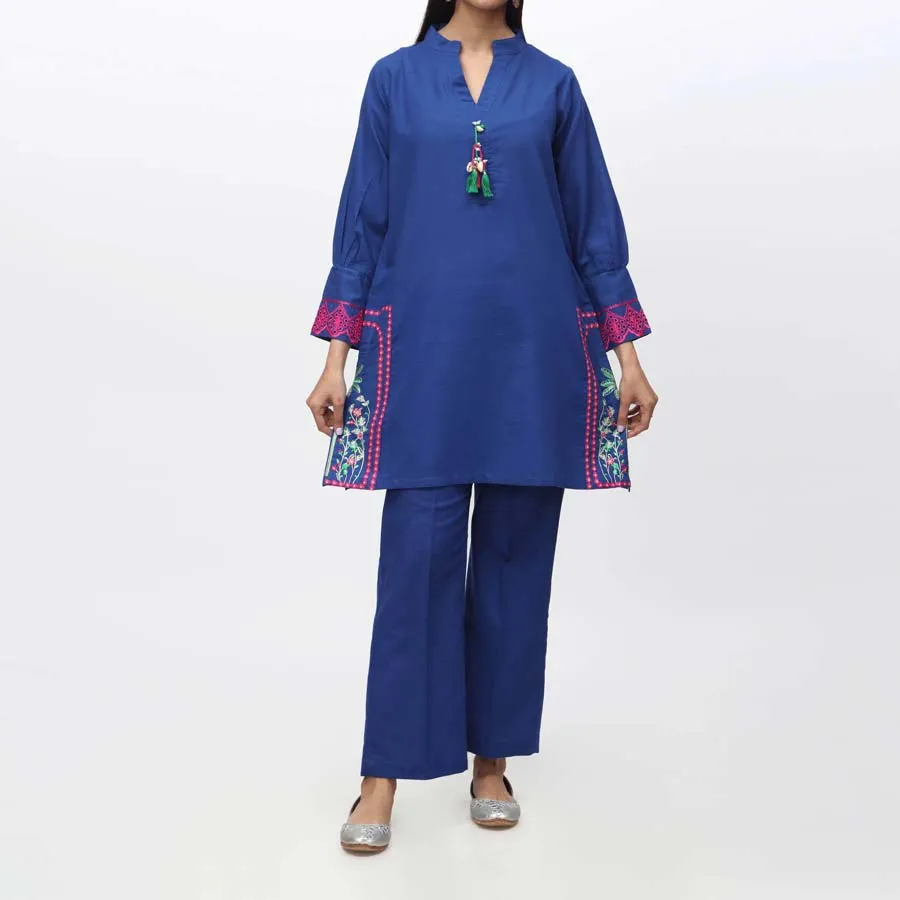 2PC- Embroidered Khaddar Suit PW3047