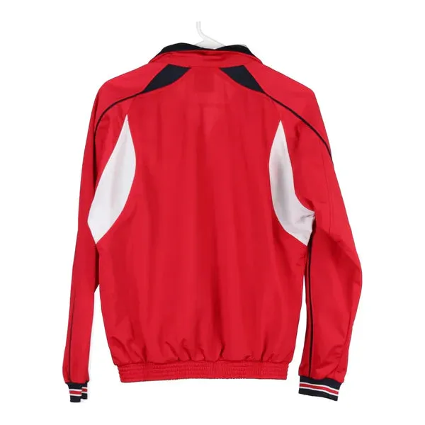 Age 11-12 Macron Track Jacket - Small Red Polyester