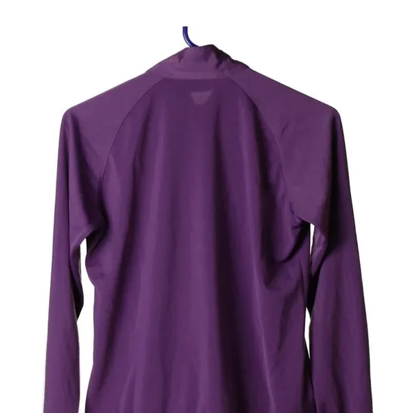 Age 13-14 Champion Track Jacket - XL Purple Polyester