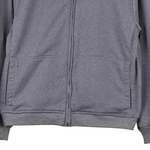 Age 14-16 Nike Track Jacket - Large Grey Polyester