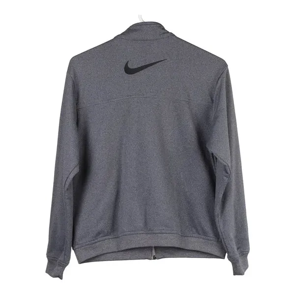 Age 14-16 Nike Track Jacket - Large Grey Polyester