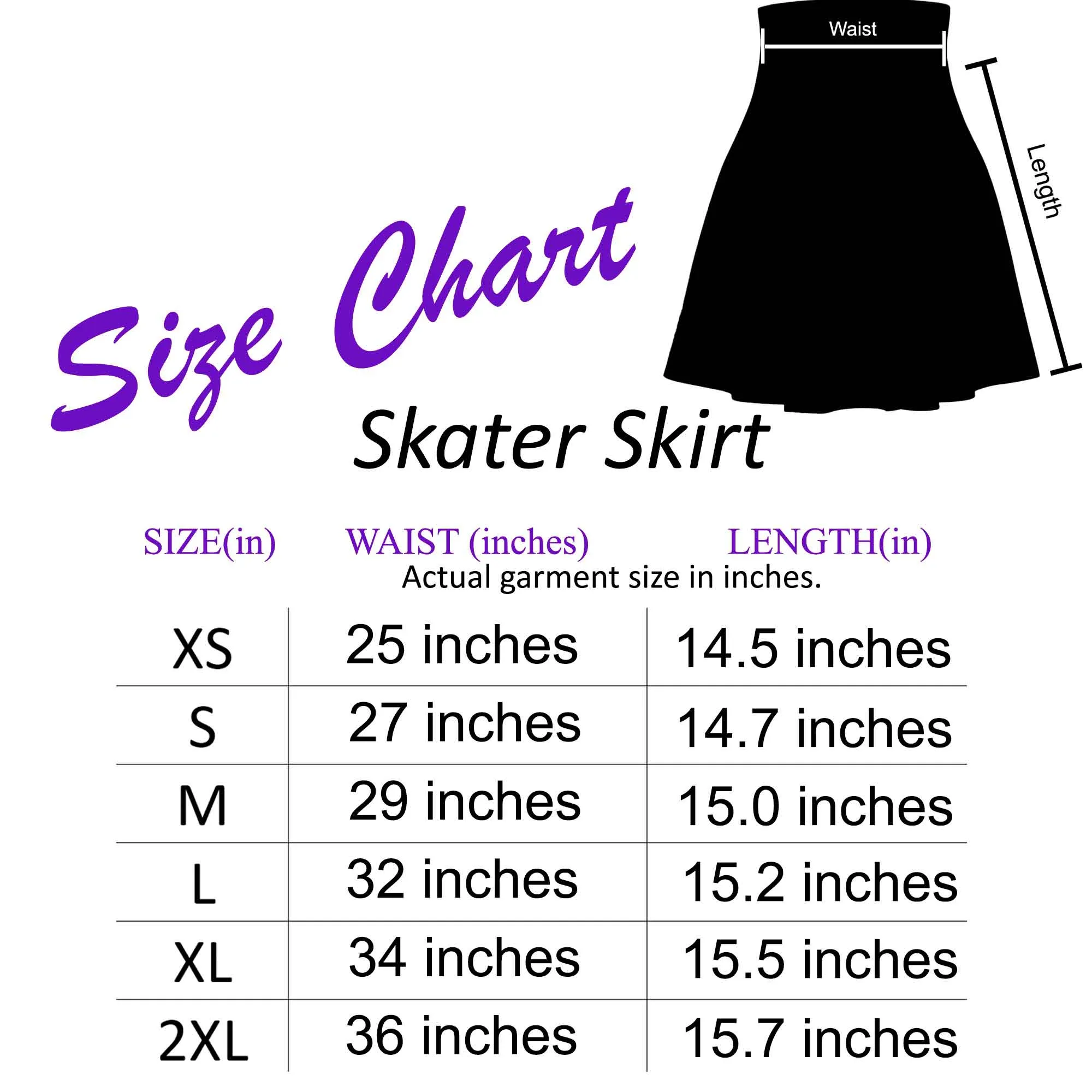 Alice in Wonderland Purple and Turquoise Gothic Skater Skirt