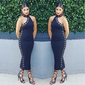Artemis Midi Dress - Black