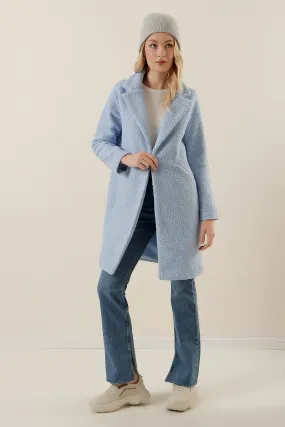 BGD Women Oversized Coat - Blue - Springville