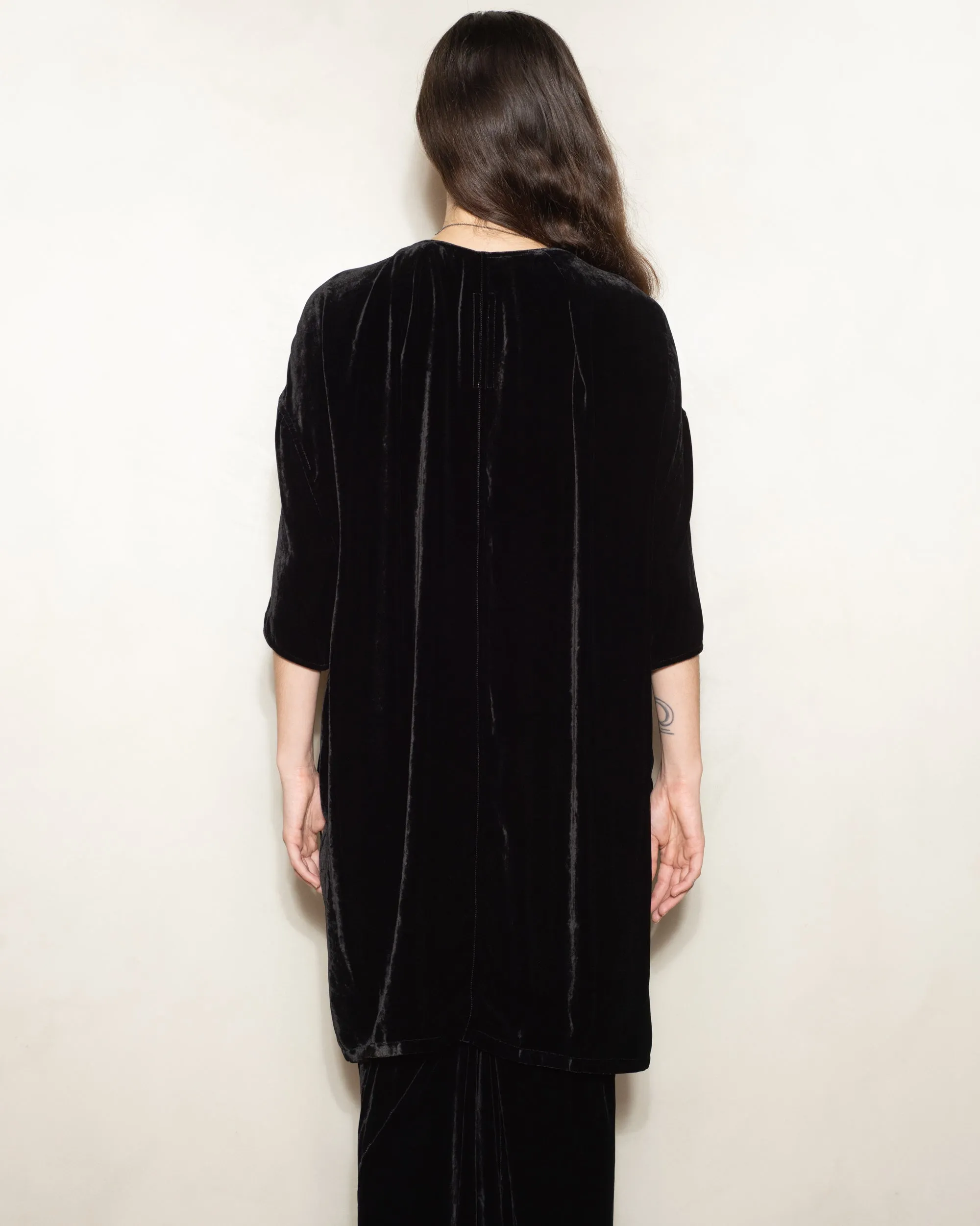 Black Velvet Island Top