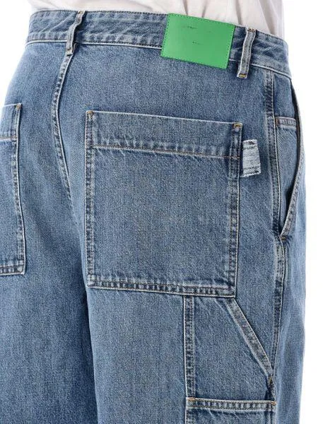 BOTTEGA VENETA Vintage Indigo Cargo Denim Pants for Men