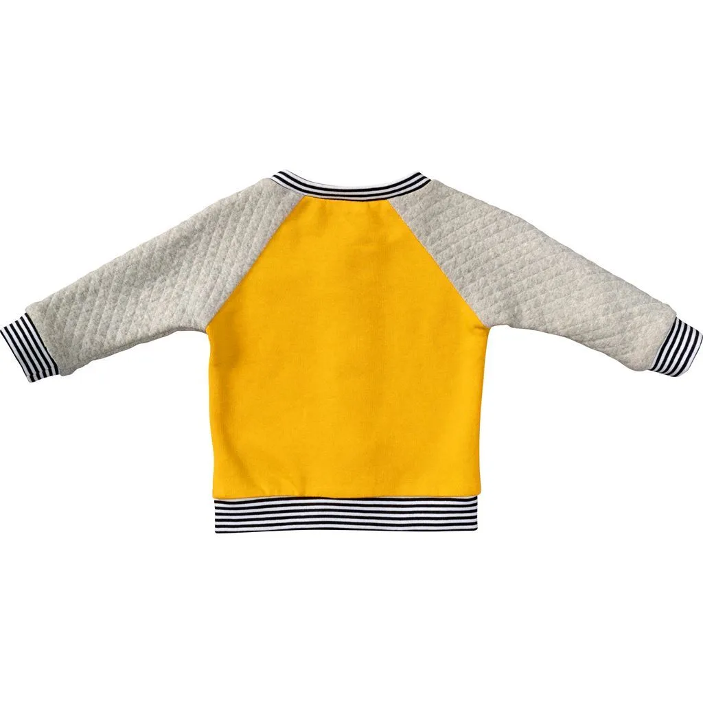 Burda Style Pattern 9297 Babies' Sweatjacket - Raglan Sleeve Jacket with Stand Collar - Pull-on Trousers / Pants