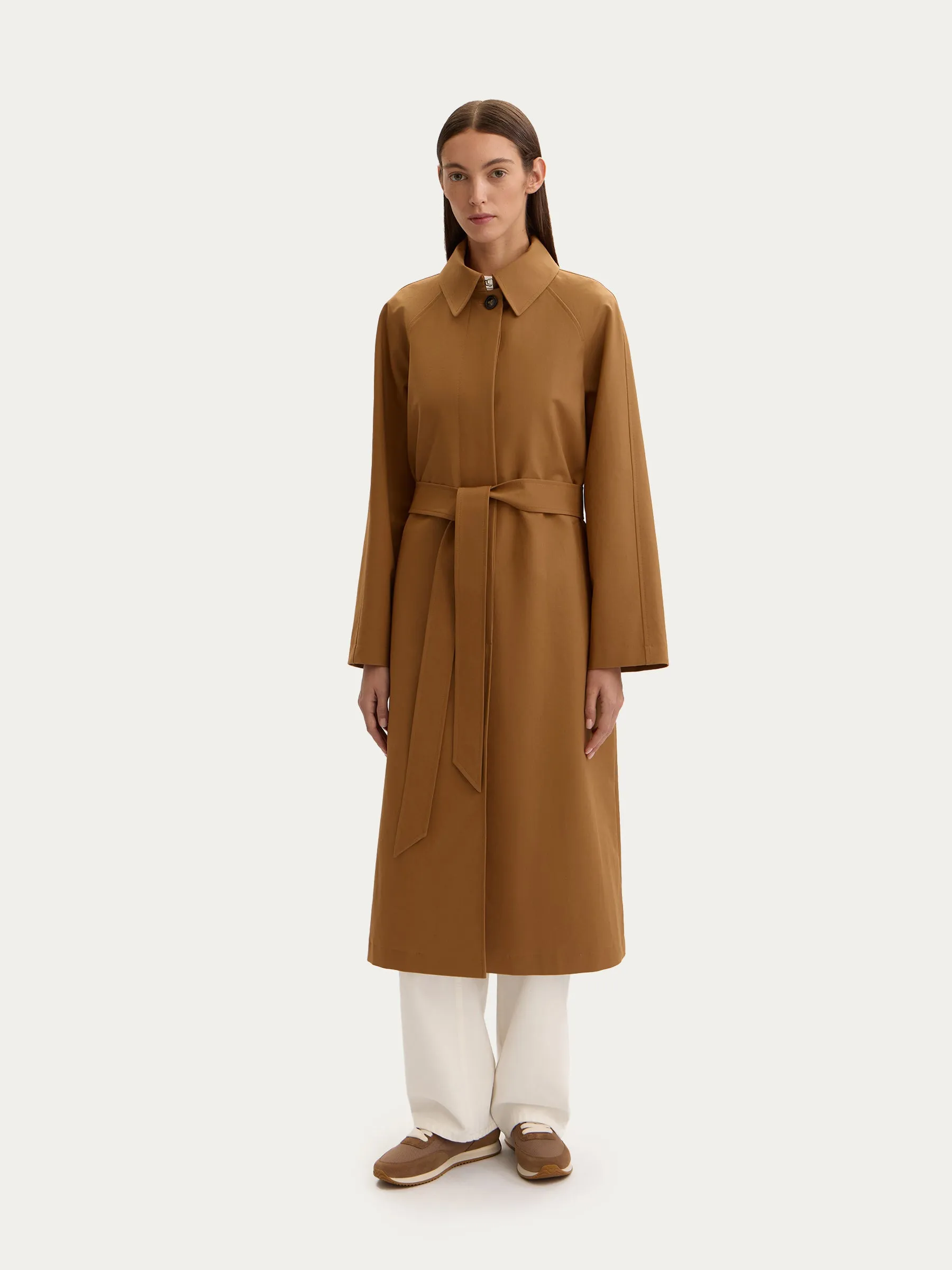 Cotton trench coat
