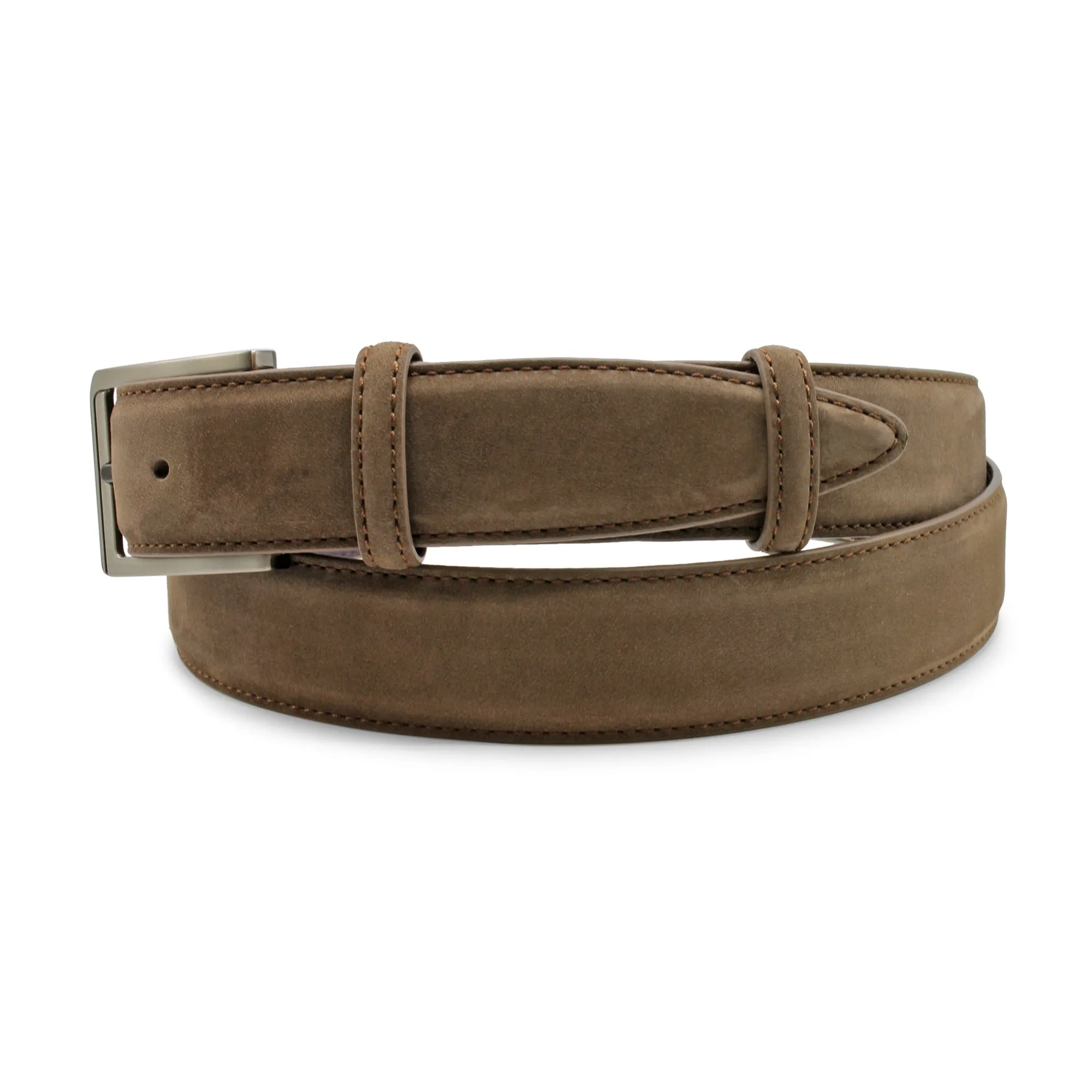 Dark Brown Classic Nubuck Belt
