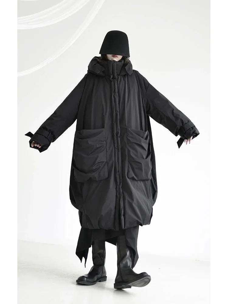 Dark Pocket Down Coat