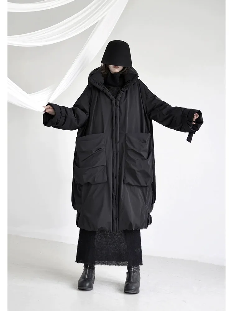Dark Pocket Down Coat