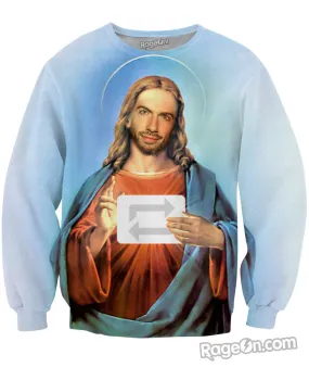 David Karp is God Crewneck Sweatshirt