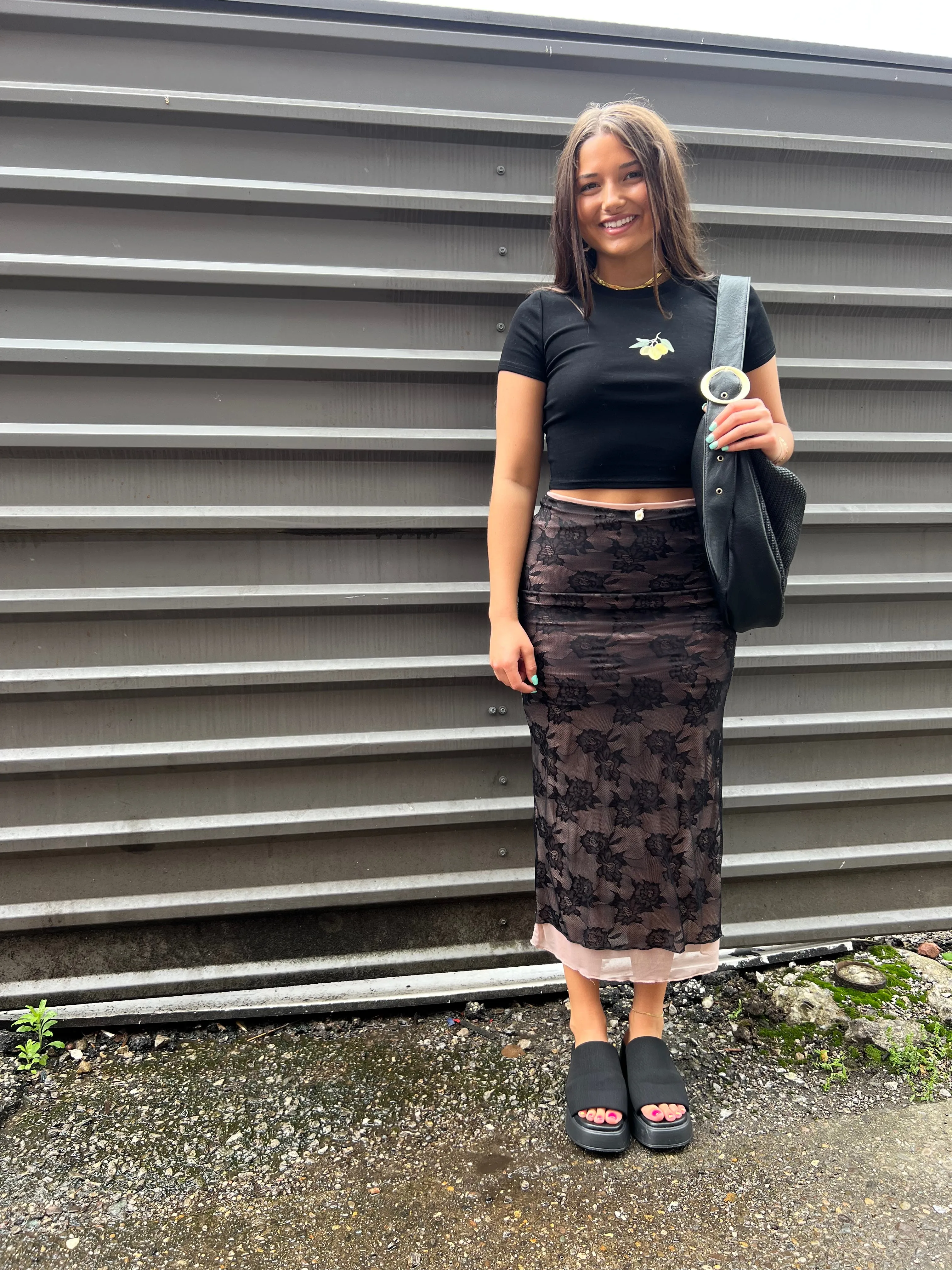 ENCHANTED MIDI SKIRT