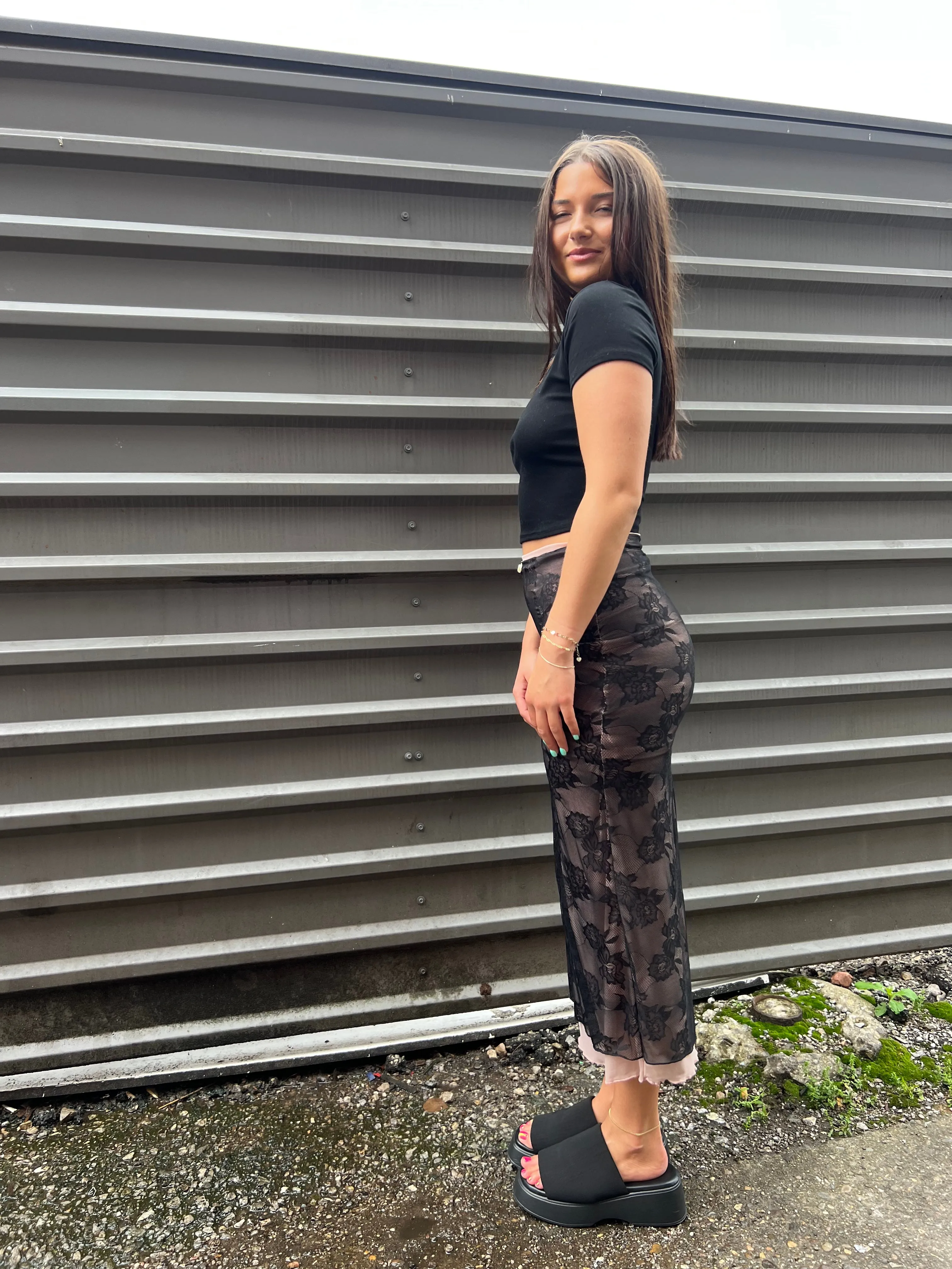 ENCHANTED MIDI SKIRT