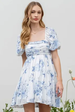 Floral Babydoll Mini Dress