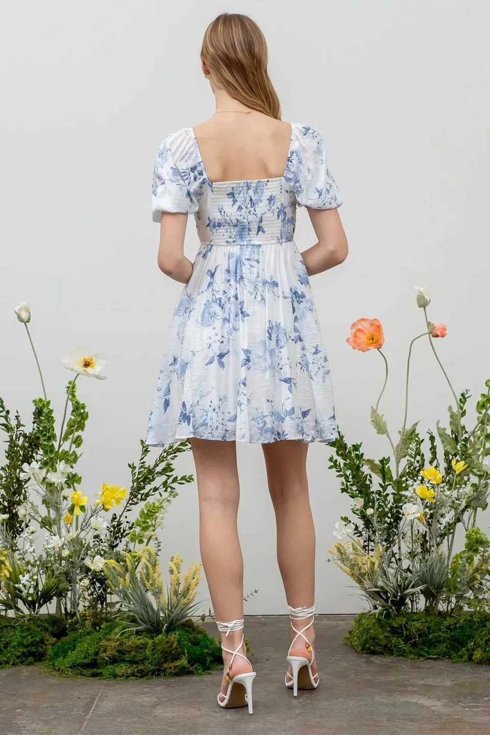 Floral Babydoll Mini Dress