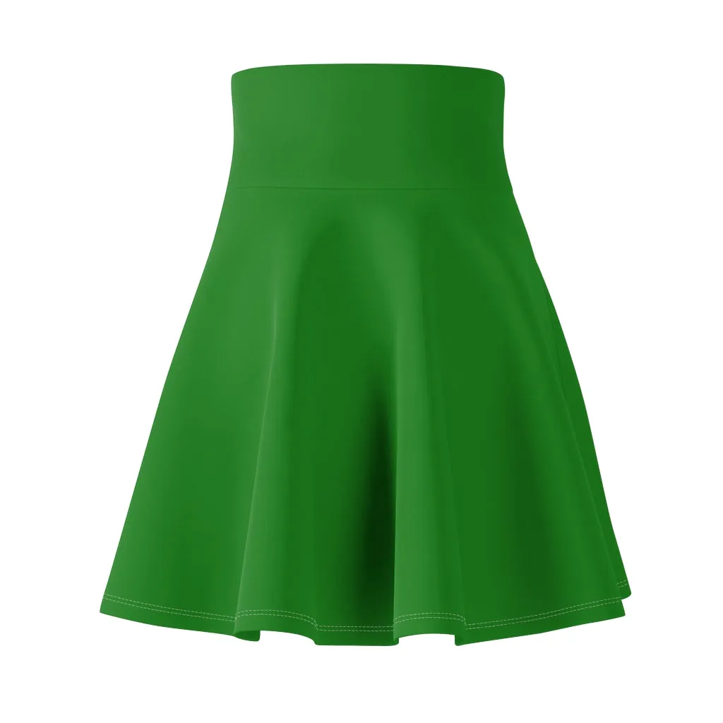 Forest Green Skater Skirt