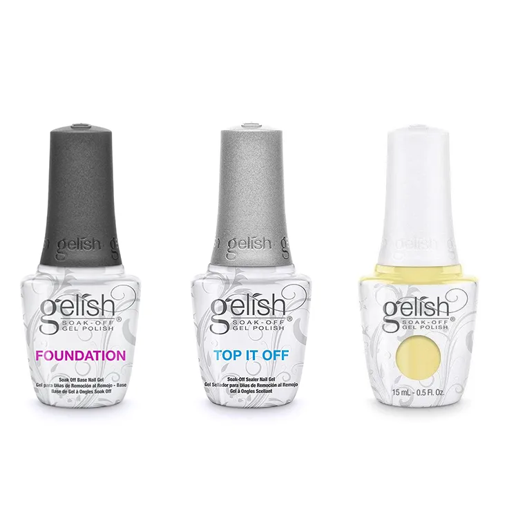 Gelish Combo - Base, Top & Let Down Your Hair