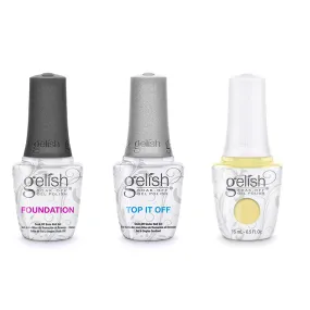 Gelish Combo - Base, Top & Let Down Your Hair