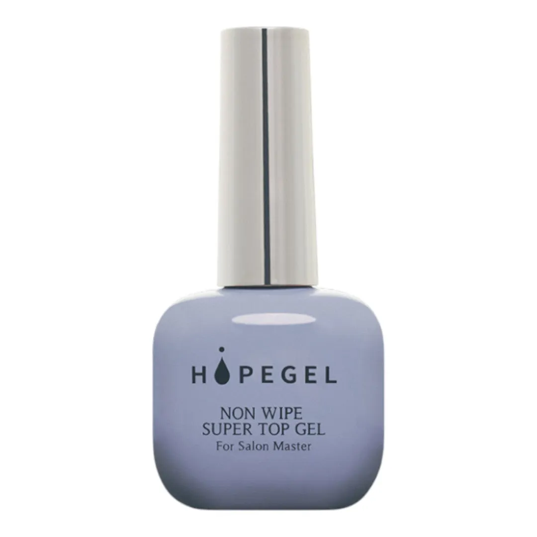 Gentle Pink Hope Gel Top Coat - Non-Wipe Super Top Gel #03