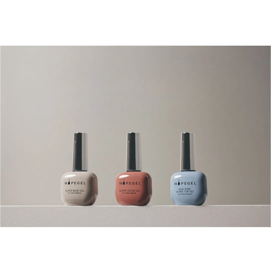 Gentle Pink Hope Gel Top Coat - Non-Wipe Super Top Gel #03