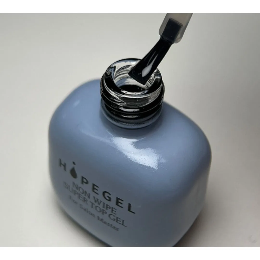 Gentle Pink Hope Gel Top Coat - Non-Wipe Super Top Gel #03