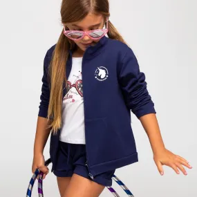 Girl's Navy Sport Jacket