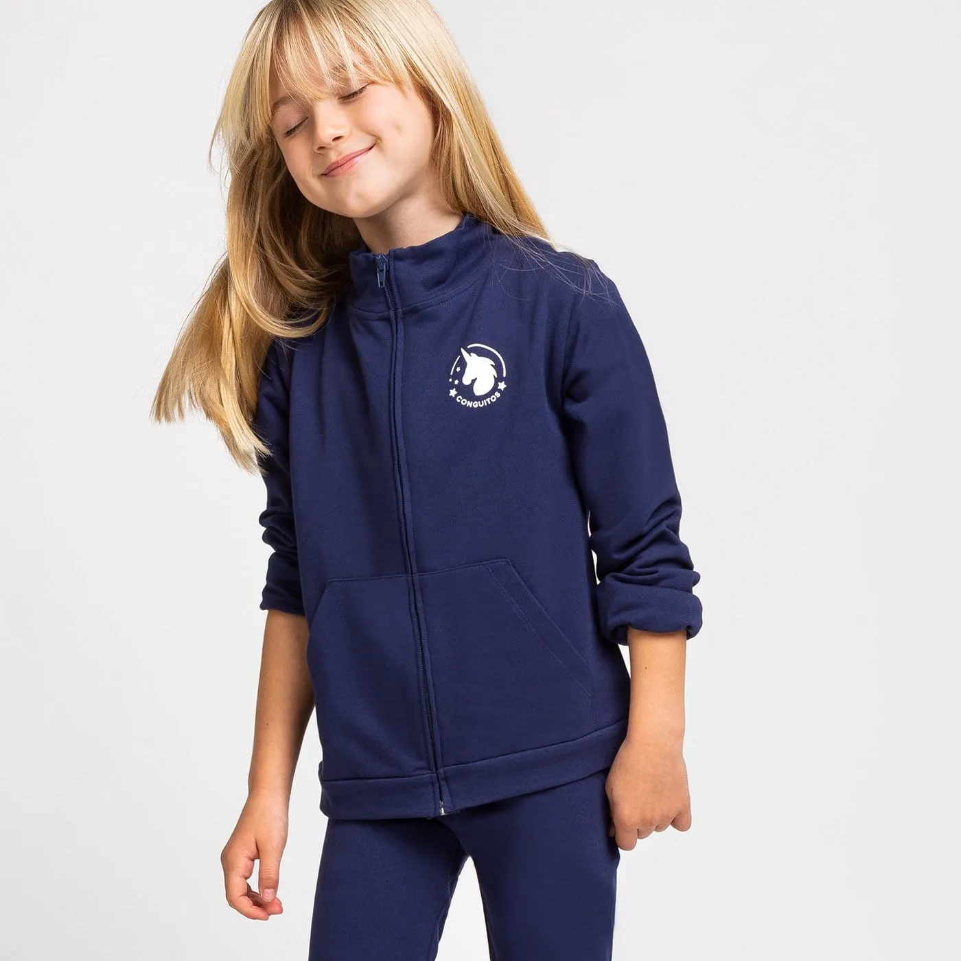 Girl's Navy Sport Jacket
