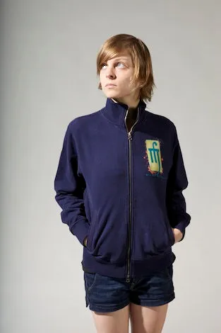 Hanuman Chant Dark - Blue Track Jacket