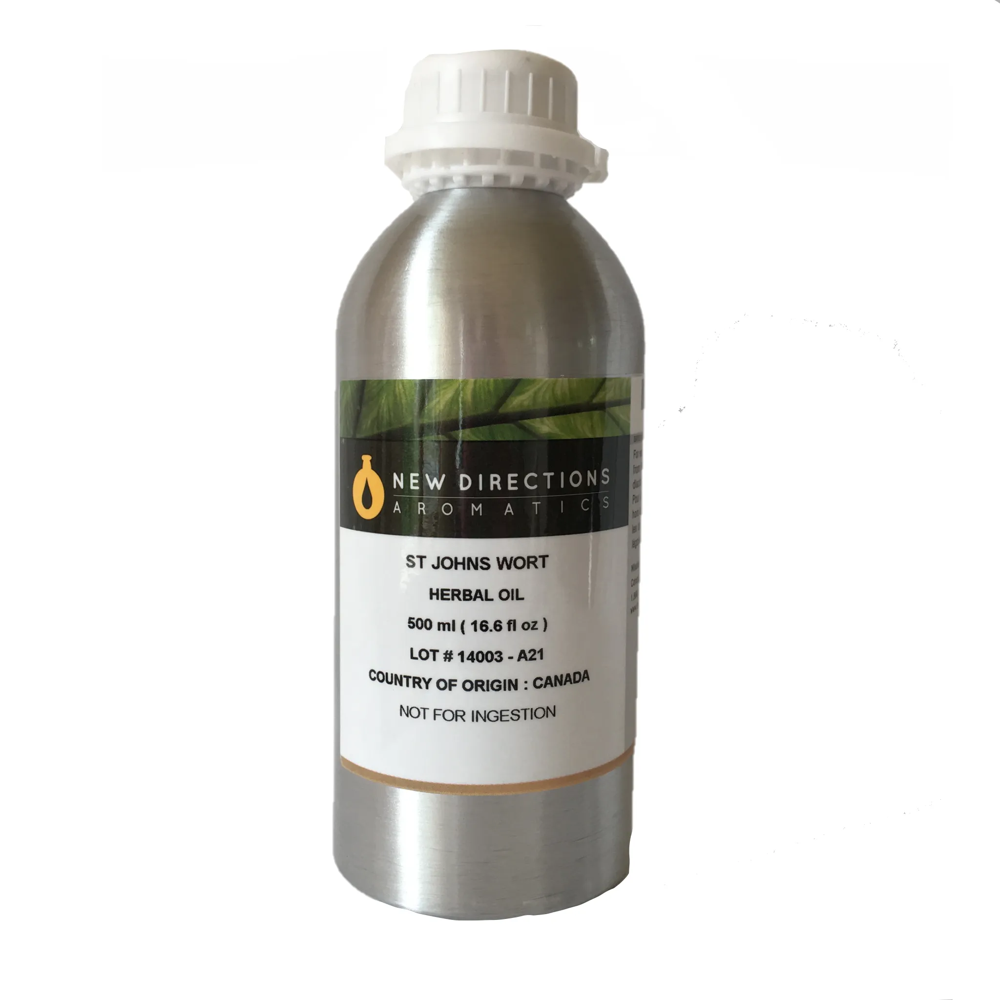 Herbal Oil - St. John's Wort - 500 ml. - Made In Canada