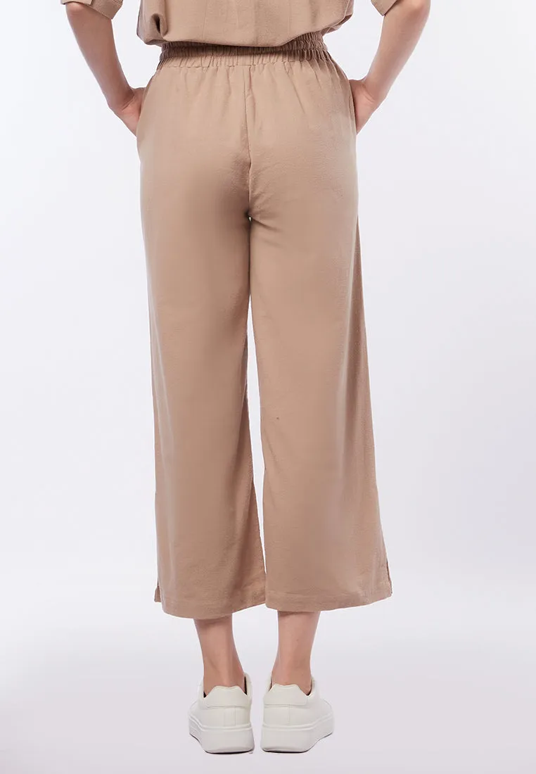 High Waist Drawstring Pants