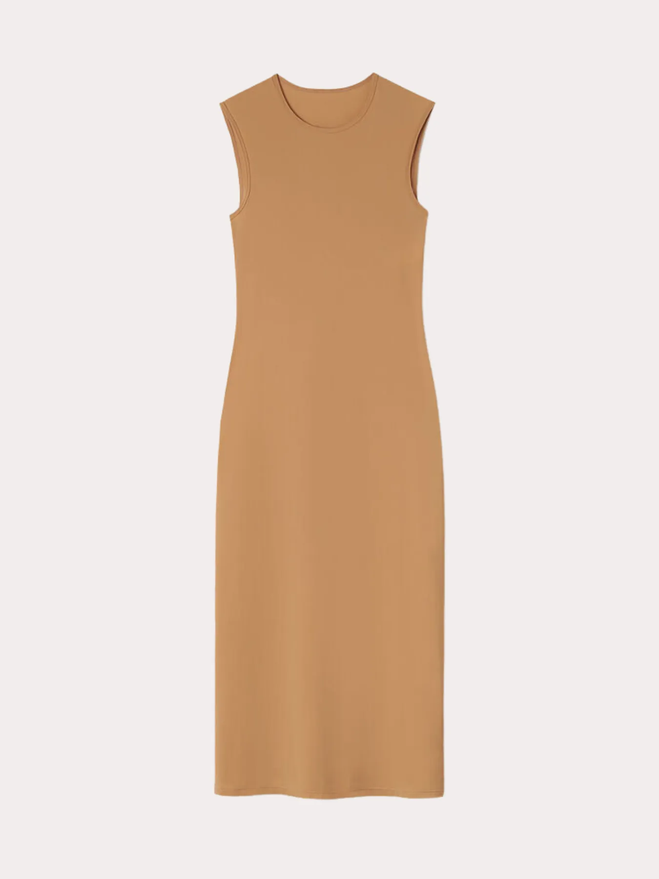 Jersey Slip Dress - Medium Beige