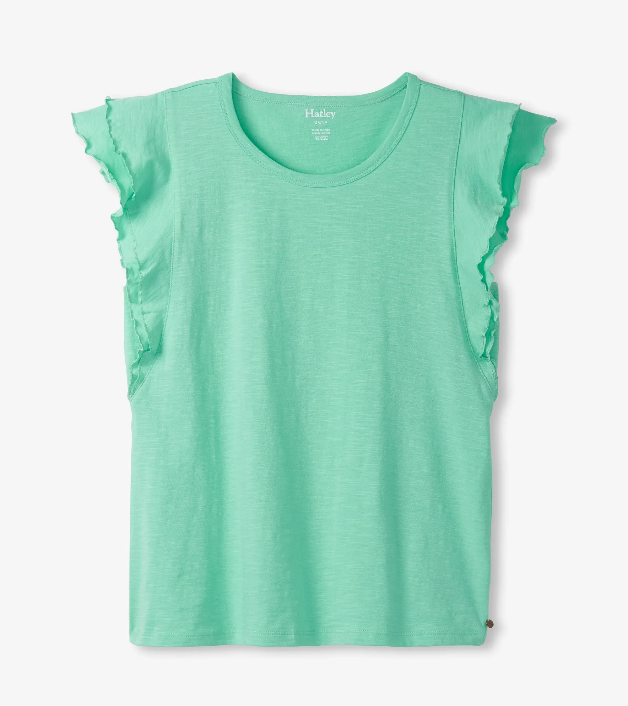 Layered Sleeve Tank - Turquoise