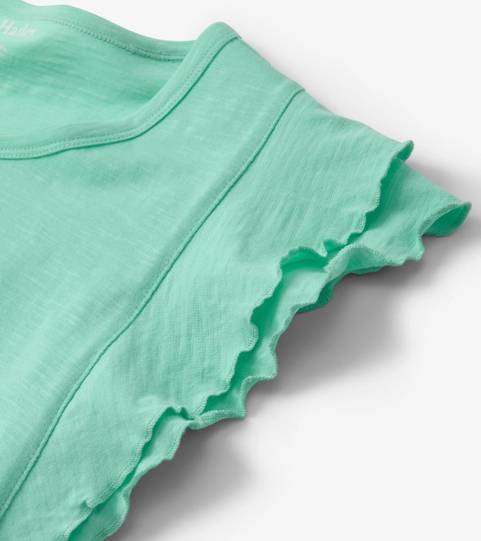 Layered Sleeve Tank - Turquoise