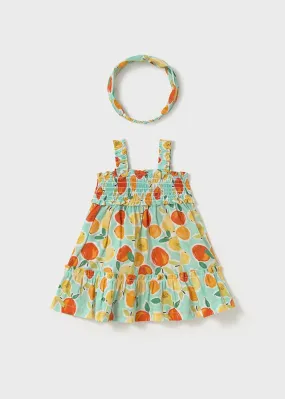 Lemon & Orange Print Sundress