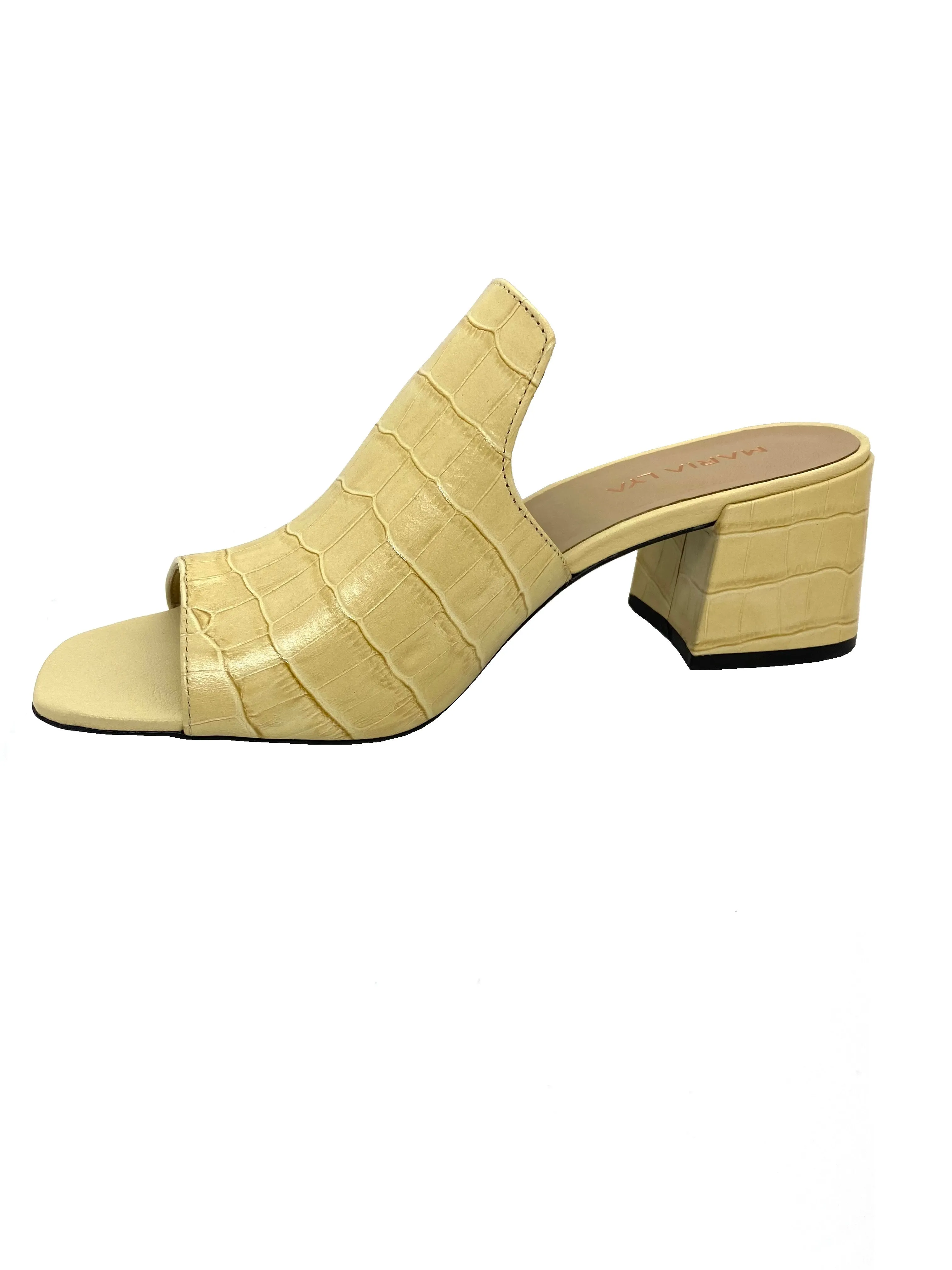 Maria Lya Ladies Block heel Backless Sandal