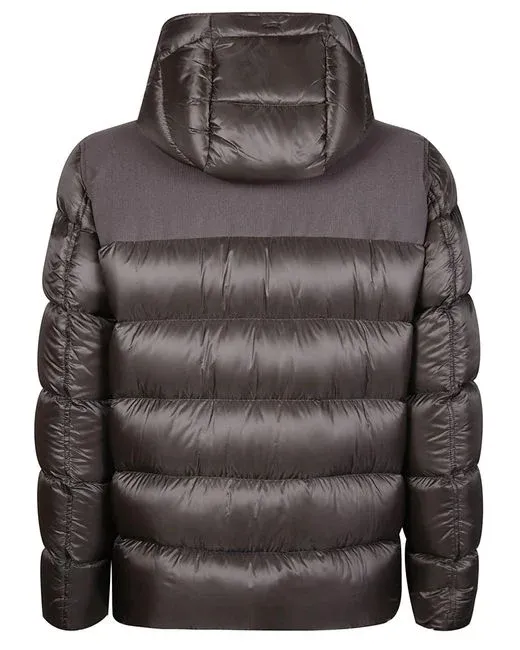 Men's short down jacket - grey
