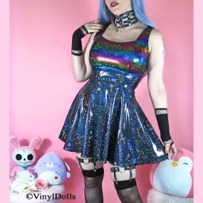 Midnight Rainbow Iridescent Dress