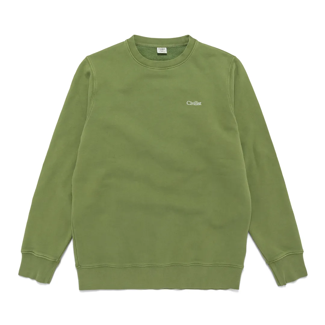 Mini Logo Crewneck - Olive