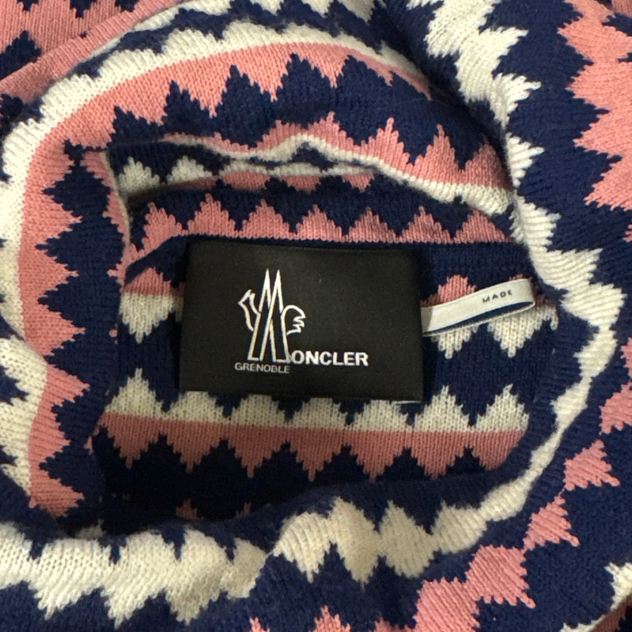 Moncler Women's Multicolour Wool Turtleneck Sweater
