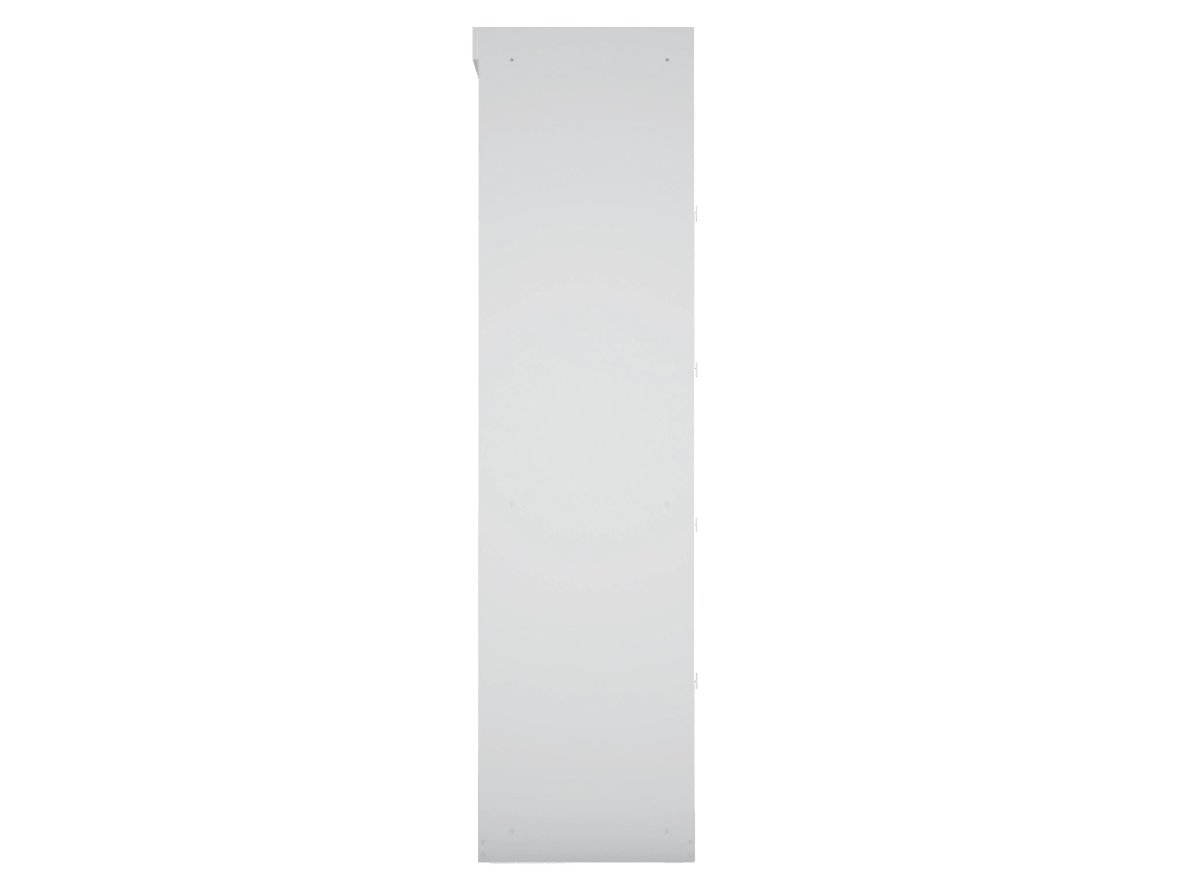 Mulberry 2.0 Semi Open 2 Sectional Modern Wardrobe Corner Closet with 2 Drawers - Set of 2 in White