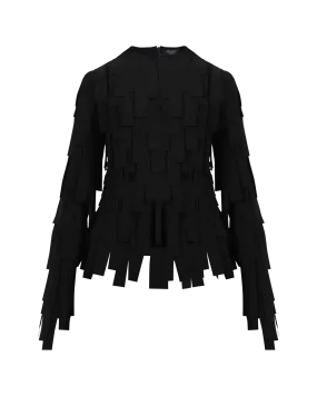 Multi Rectangle Long Sleeve Top