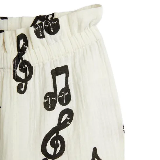 Note aop muslin paperbag trousers