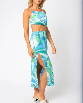 Oceanic Cut Out Dress