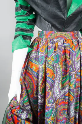 Paisley Layered Skirt