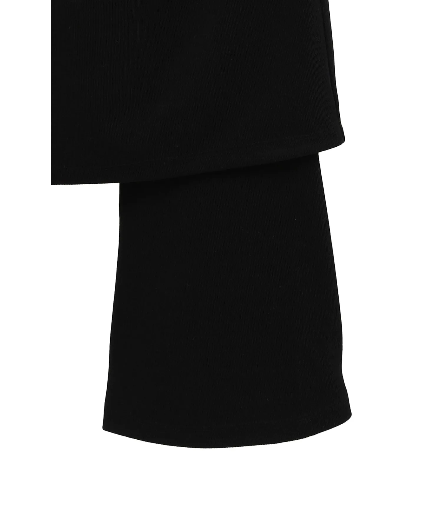 PANTS LAYERED SIDE SHIRRING SKIRT