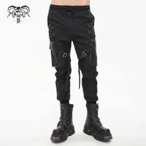 PT186 Darkness functional style skinny men's trousers